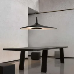 Italian Irregular Chandelier Design Black/white Pendant Lights Post-modern Minimalist Restaurant Lamp Nordic Bar Led Lighting