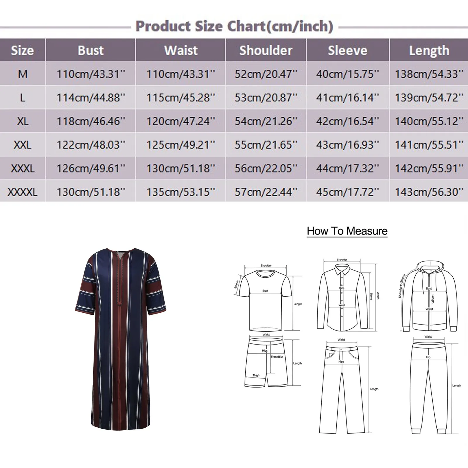 Moda uomo di lusso abito musulmano Casual allentato manica lunga tradizionale abbigliamento musulmano Eid medio Arabia saudita oriente Jubba Thobe