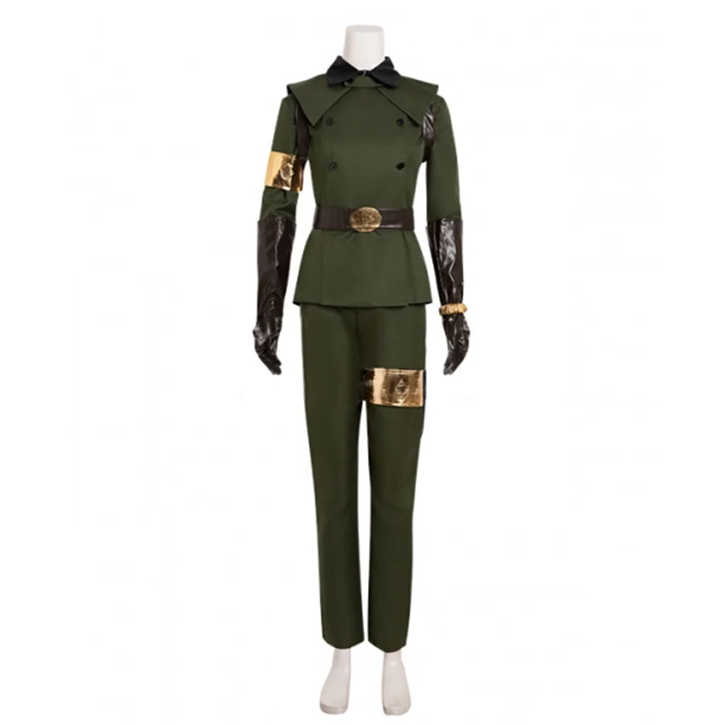 Whip Cosplay Women Sergeant Cosplay Commander Uniform Set Combat Uniform Set Women Halloween Carnival Costume