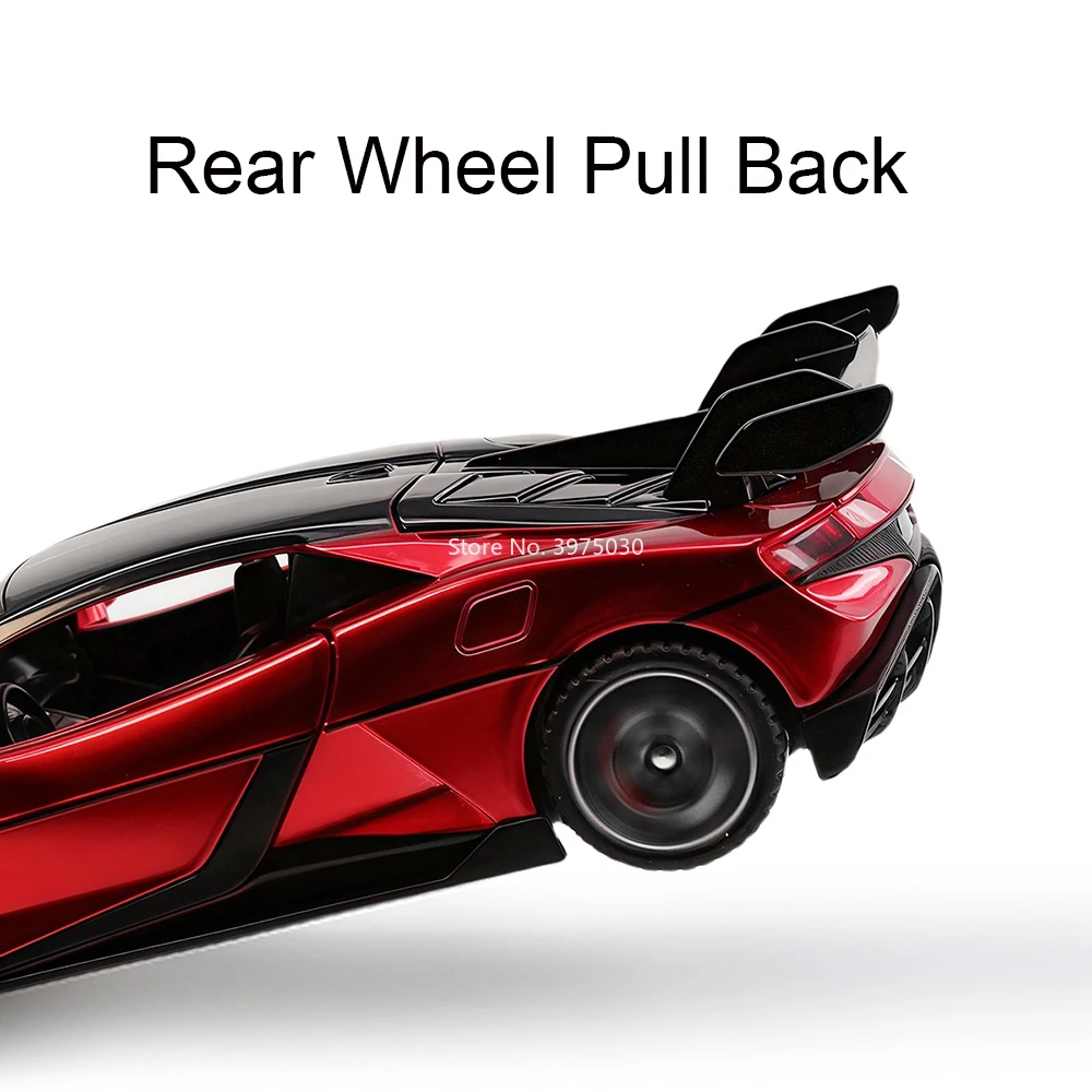 1:32 합금 다이캐스트 BYD YANGWANG U9 장난감 자동차 라이트 음악이 포함된 미니어처 모델 Supercar 4 도어 오픈 차량 소년 완벽한 선물