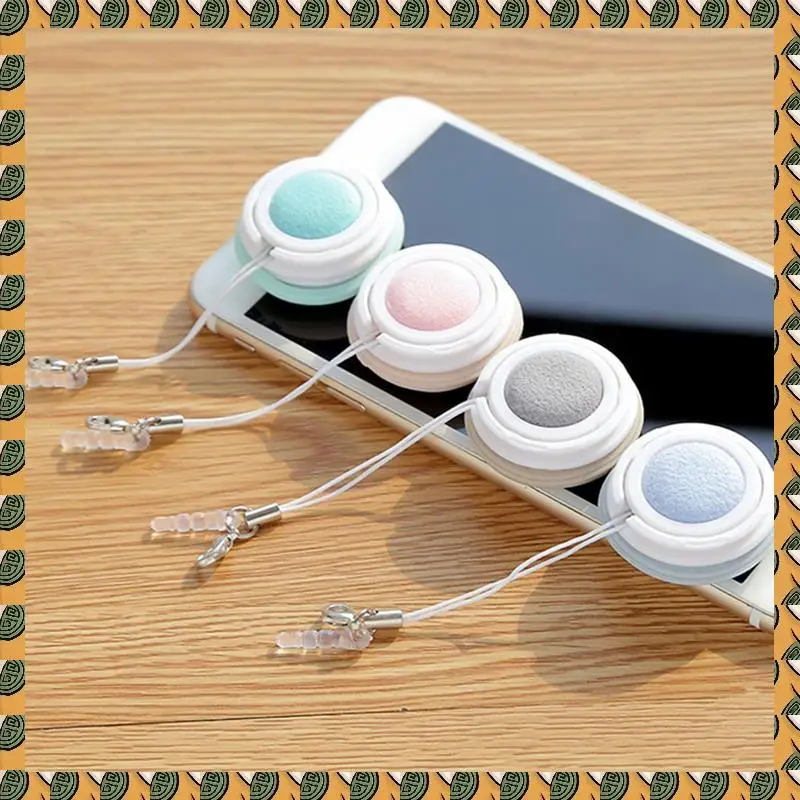 

A77I 12 шт. инструмент для очистки экрана телефона, щетка для очистки экрана и очков, салфетка для экрана мобильного телефона, подвеска для протирания экрана телефона Dura