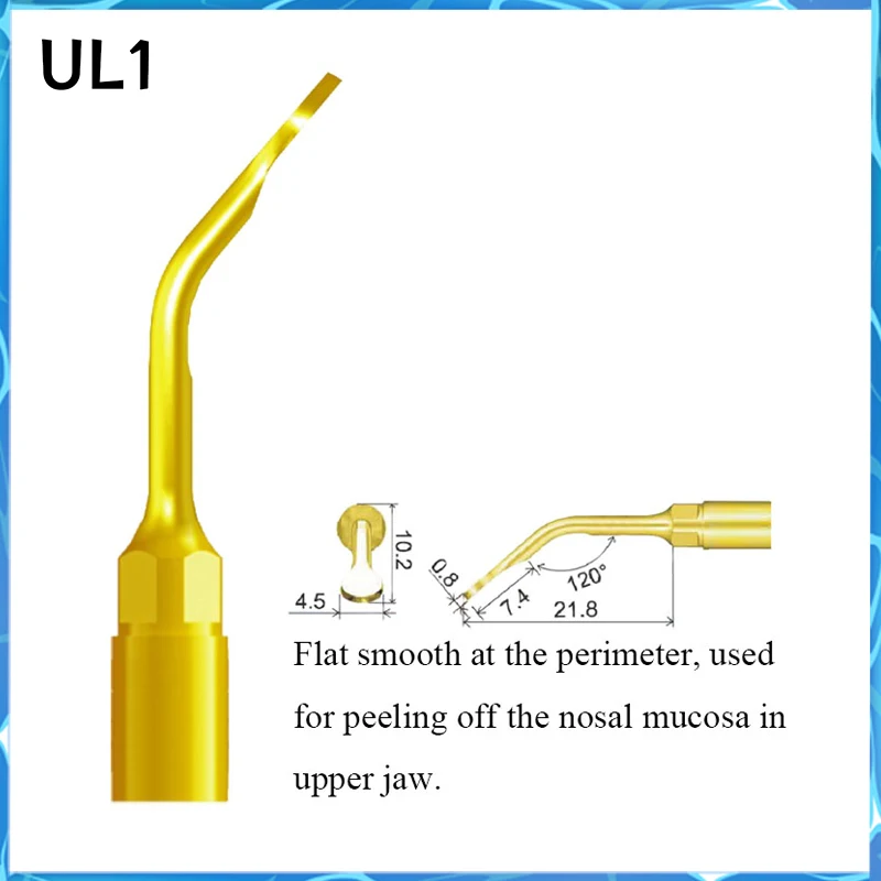 Maxillary Sinus Lift Set Suitable for MECTRON/NSK/WOODPECKER Tissue Mucosa Separation Bone Incision Working Tip WSSLK