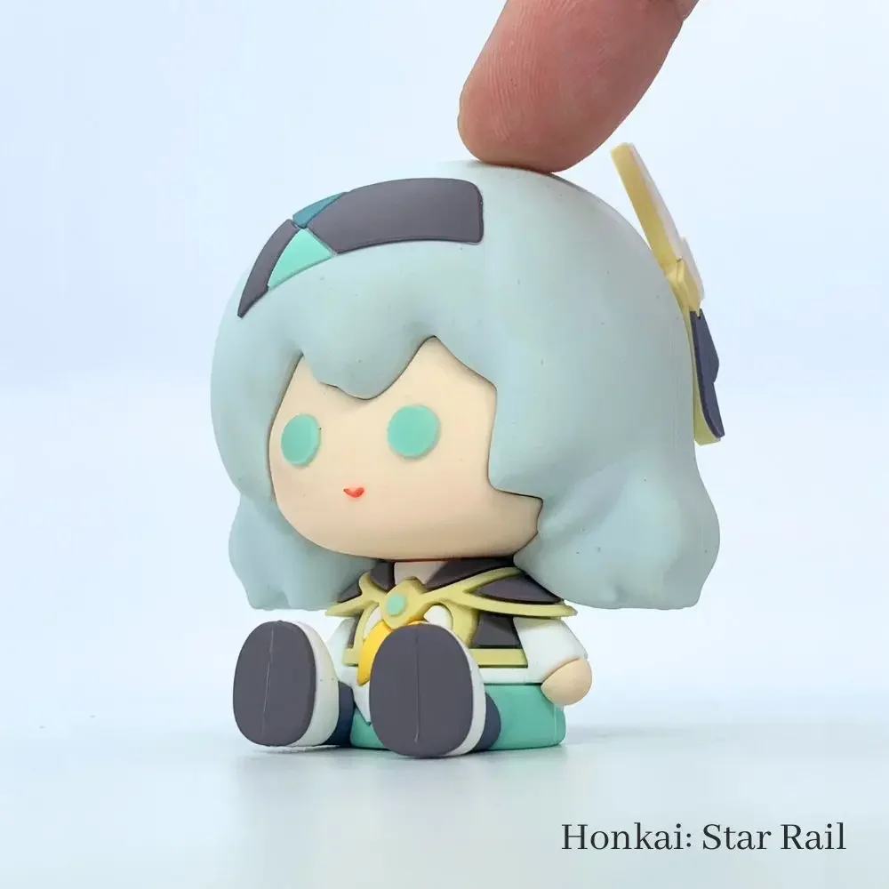 Anime Honkai: Star Rail Firefly Qingque Cosplay Maumet Garage Kits Figurine Cartoon Puppet Desktop Ornament Xmas Gift