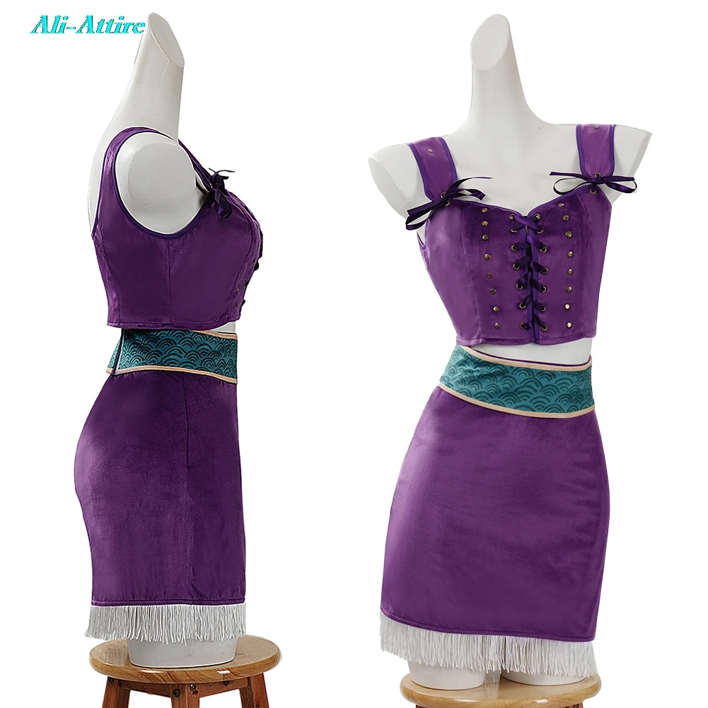 

2026 Live Action TV Pirate Cosplay Nico Robin Top Skirt Clothes Party Disguise Roleplay Outfits Suit Halloween Costume Carnival