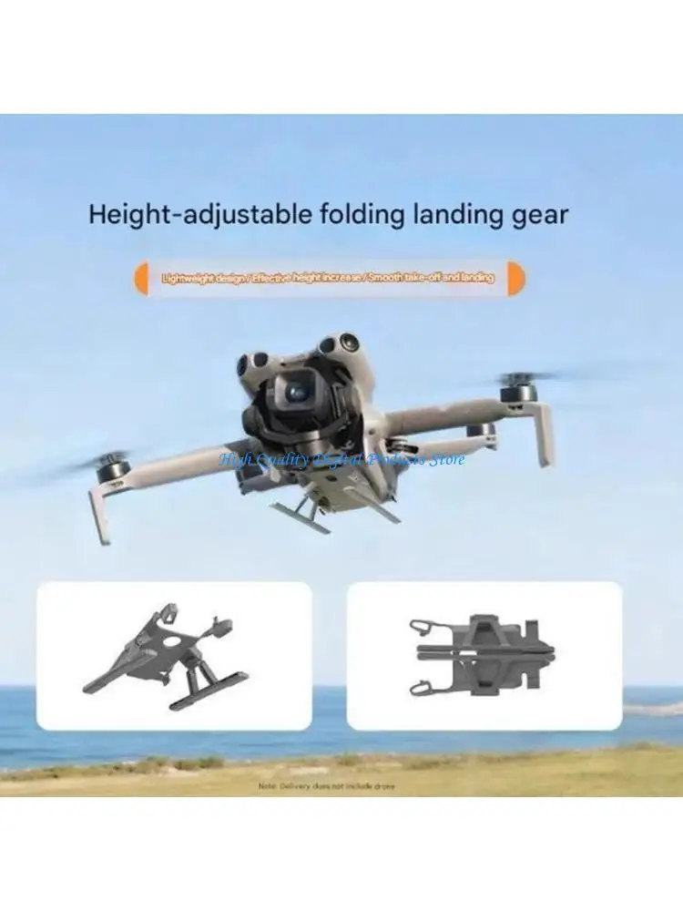 

U2JE Foldable Landing Gear Risers Increases Height for Mini 5Pro Improved Stability Prevention of Scraping Damage