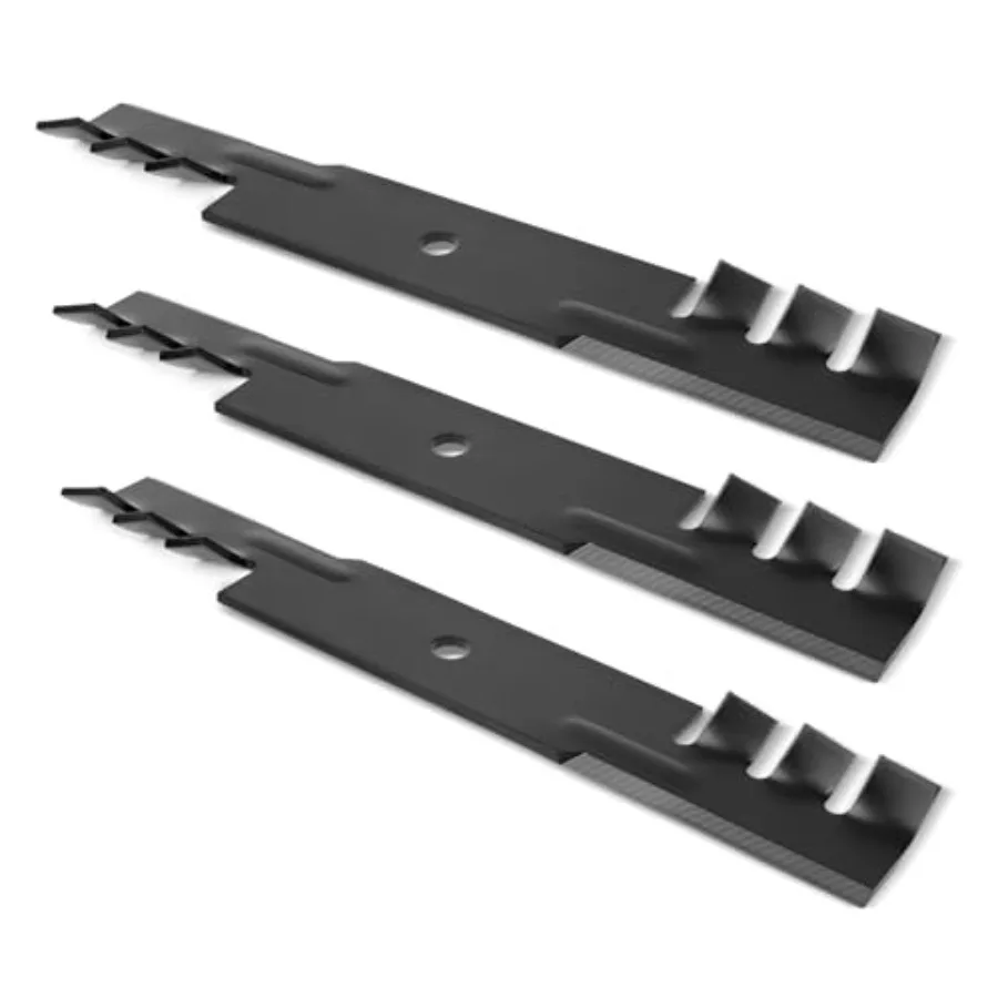 

795757 Mower Blades Fit for Hustler 48" Deck 038-5350-00 Gator Mulching Blade Replaces for Bad Boy Scag 481706 482877 Bunton PL