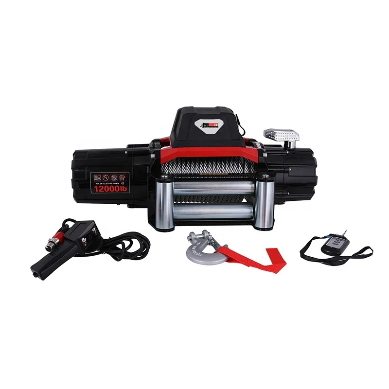 The Third Genearation 12000lbs Capacity Electric Winch With Wireless Remote Control IP67 Waterproof Degree