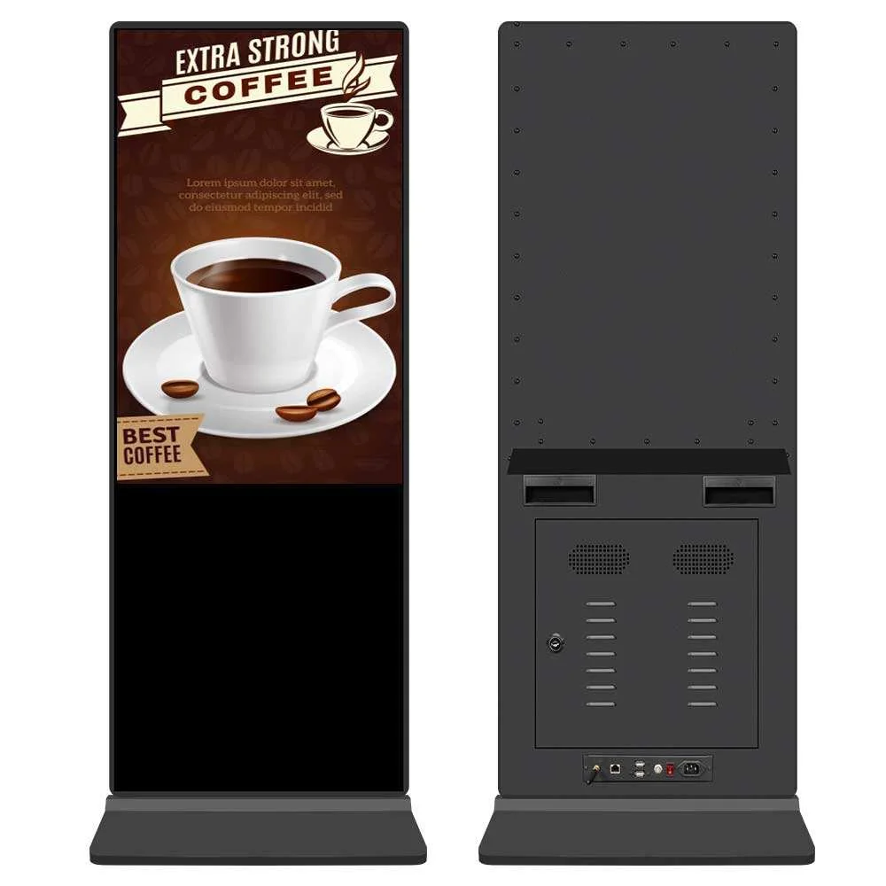 43-Inch Vertical Floor-Standing Advertising Machine Digital Signage With Touch Screen LCD Display For Perfect Advertising