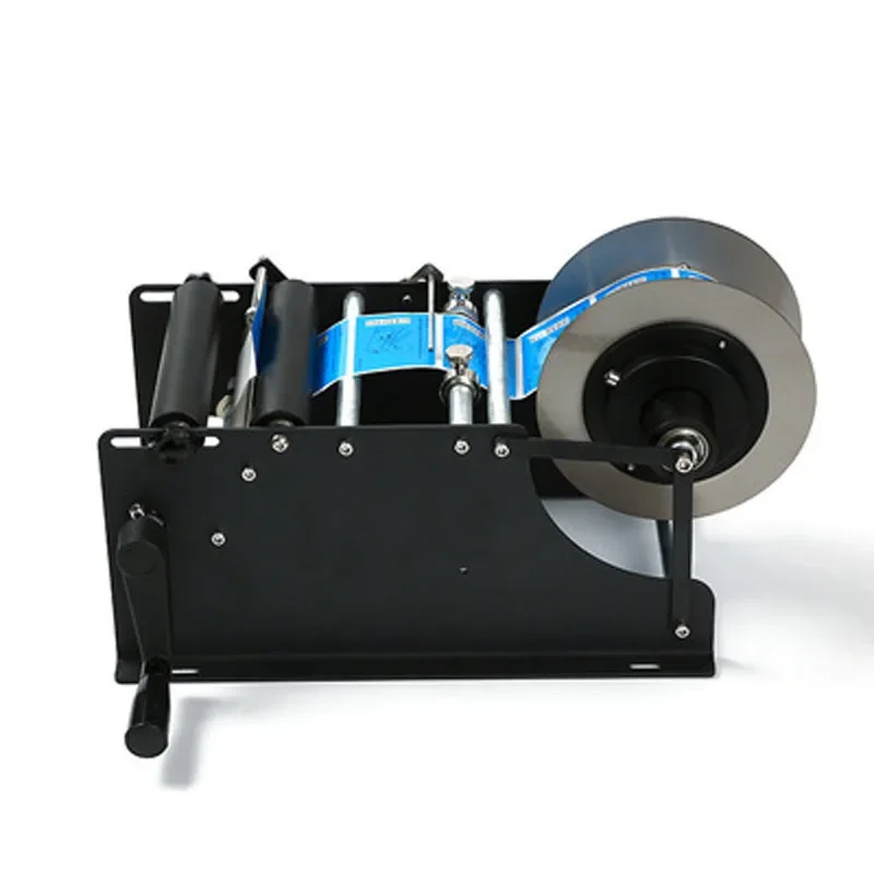 2025 Manual Round Bottle Labeling Machine With Handle Bottle Labeler Label Applicator Metal Bottle Packing Machine