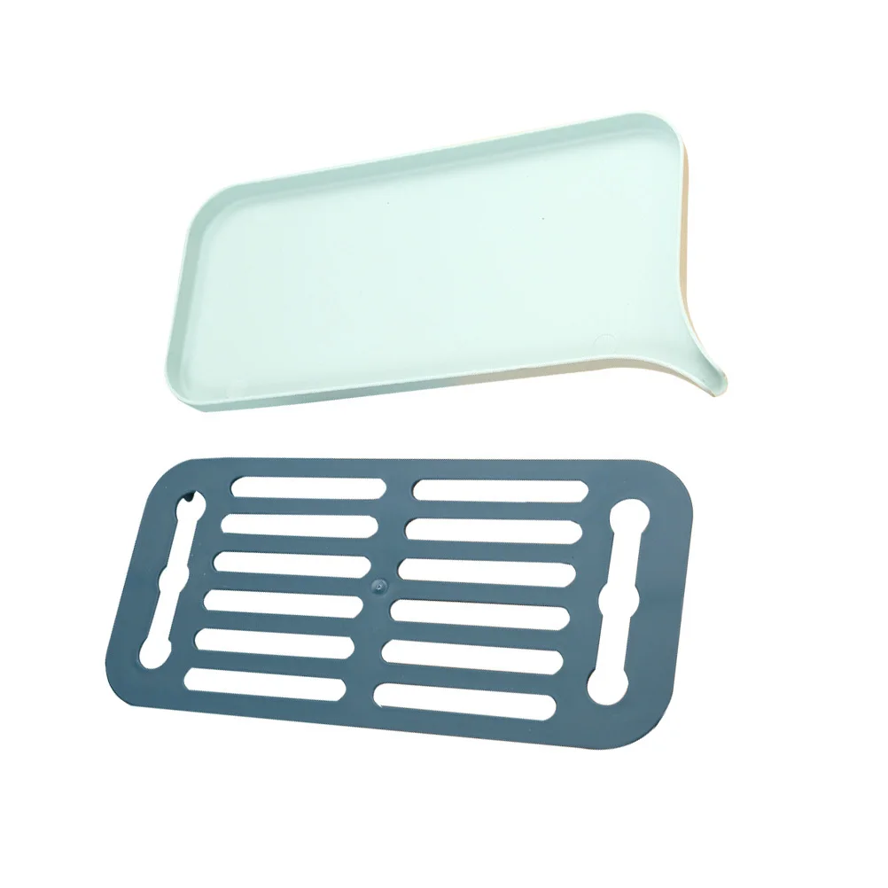 

Household Drain Tray Plastic Anti-Skid Draining Rack Quick Dry Dish Drainer Tray Cup Holder Kitchen Use