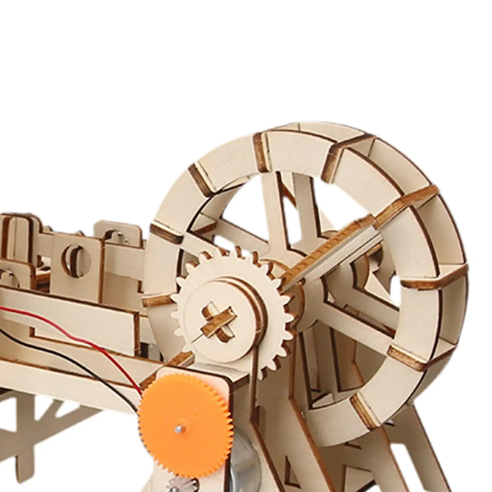 Wood Building Block Kit DIY Practice Technology Toy for Children School Kids