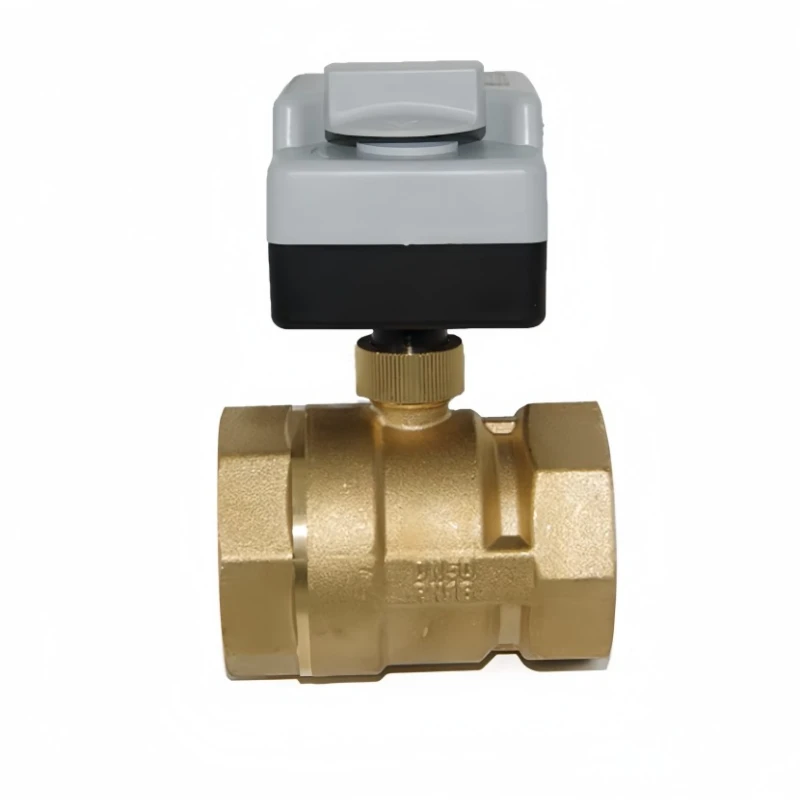 Hand From Integrated Electric Ball Valve 2-tee AC220V Electric Internal Thread Screw Ball Connection Valve DN15-DN50