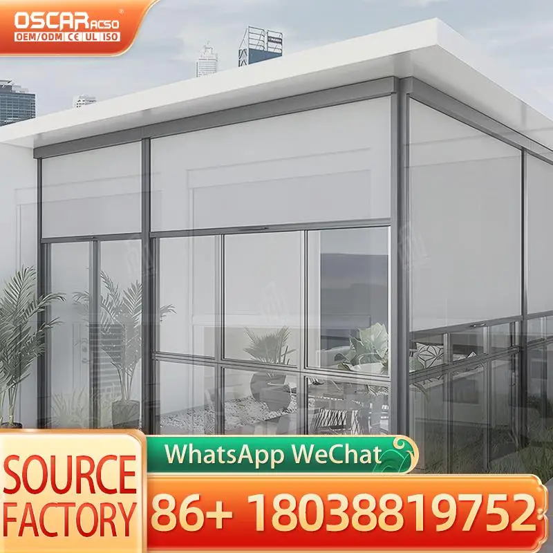 

Устойчивая к УФ-излучению встроенная алюминиевая рулонная штора для защиты от солнца