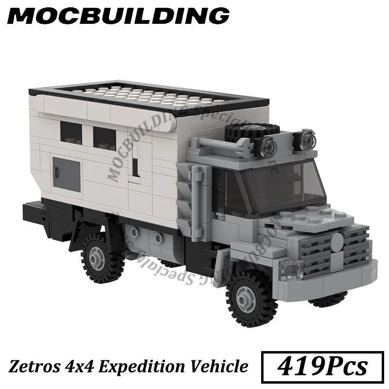 Expedition Vehicle Car Model MOC Building Block DIY Brick Toy Gift Display Construction Birthday Presen