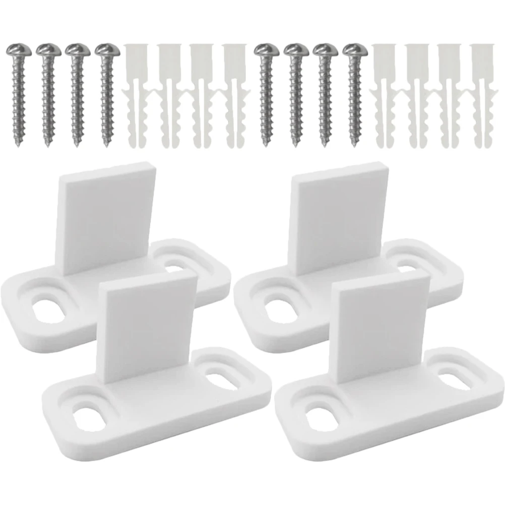 

4 Sets Barn Door Guide for Hardware Sliding Barndoor Floor Guides Carbon Steel Stability