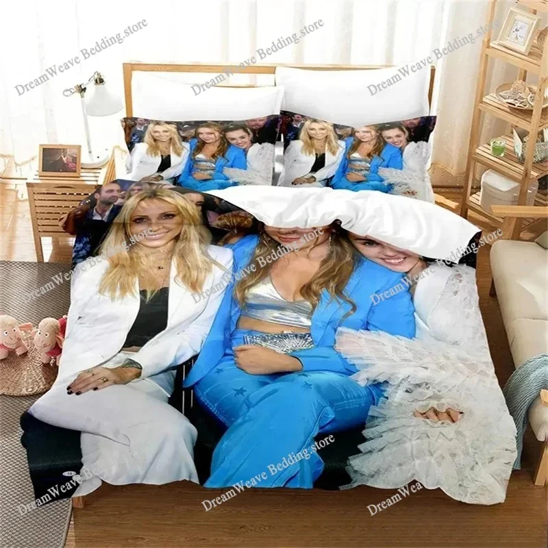 Fashion 3D Print Singer M-Miley Cyrus Bedding Set Boys Girls Twin Queen Size Duvet Cover Pillowcase Bed Kids Adult Duvet Cover96
