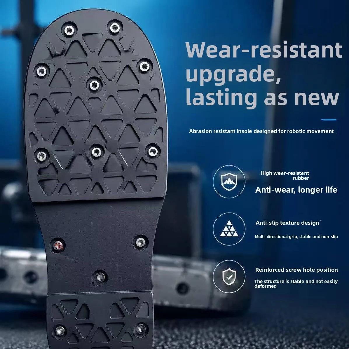 Durable Rubber Feet Pads for Unitree G1 Robot – Wear-Resistant Replacement Parts