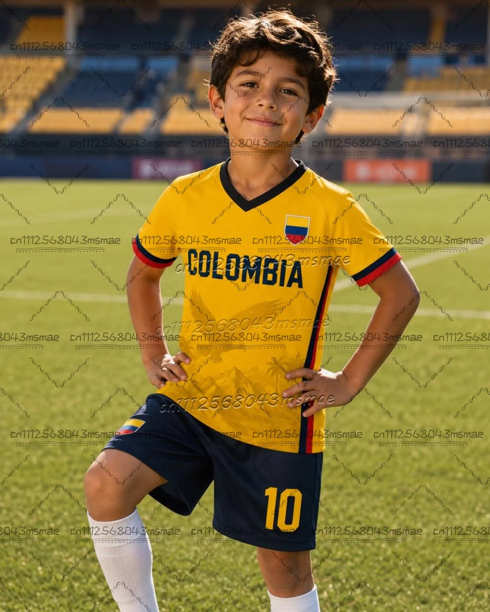 Colombia Soccer Jersey Game Day Fan Shirt Colombia Sports Tee Fashion Casual Party Top Summer Women'S Men'S Kids  T-Shirts