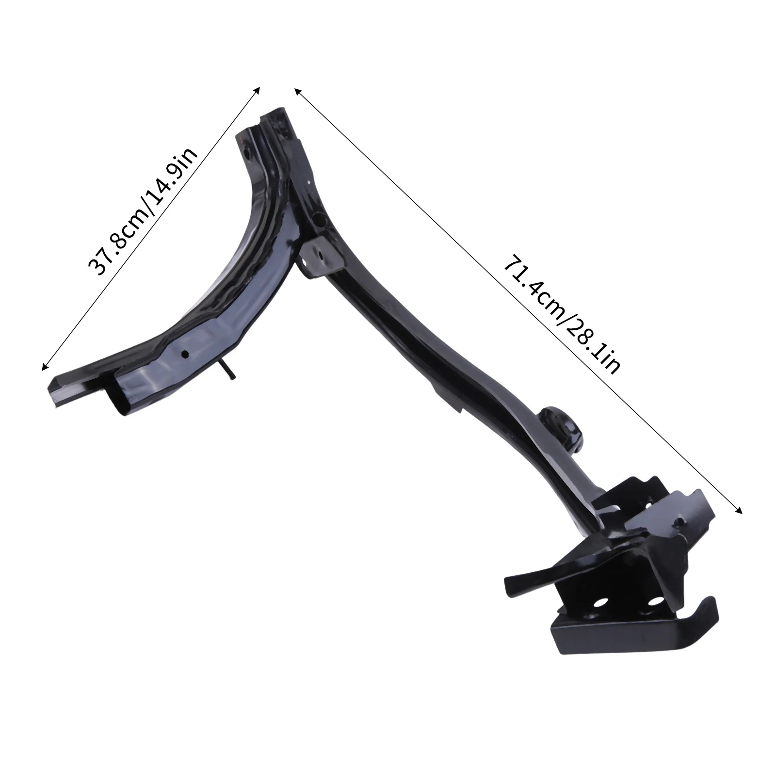 Radiator Core Support Bracket Tie Bar Right Passenger Side Compatible for EquinoxGMC Terrain 2018-2023 Replaces GM1225367