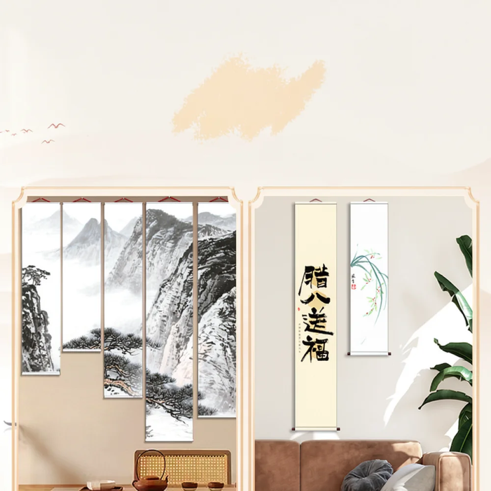 Professional Art Scroll For Chinese Calligraphy Blank Xuan Paper Roll For Traditional Ink Painting Displaying