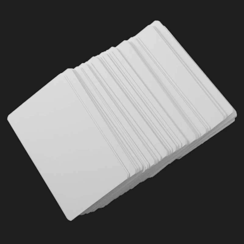 Blank White Cardboard Paper Message Card Business Cards Word Card DIY Tag Gift Card About 100Pcs (White)