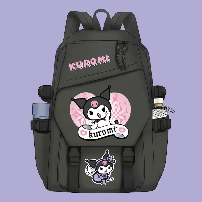 

Backpack Sanrio Kuromi Cartoon Multi-Functional Schoolbag Girls'large Capacity Good-Looking Backpack Student Campus Backpack