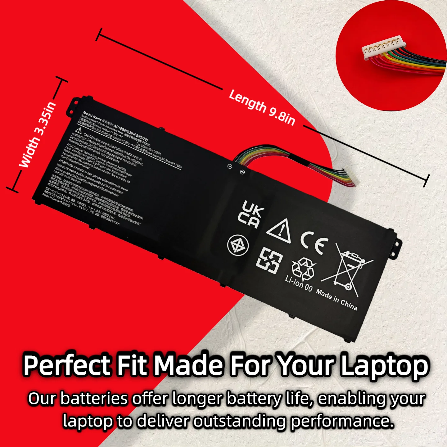 Wholesale And Retail❗❗❗  AP19B8K Battery for ACER Aspire A314 A315 A317 A315-23 A315-58 A317-52 A317-53 TMP215-51 Series