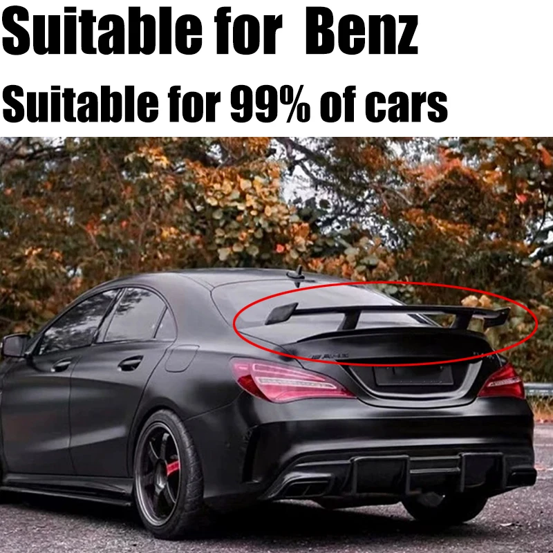 

GT Spoiler Wing Cover Mercedes Benz CLA Class W117 CLA45 Carbon Fiber Rear Trunk Spoiler S Suitable for 99% of Cars