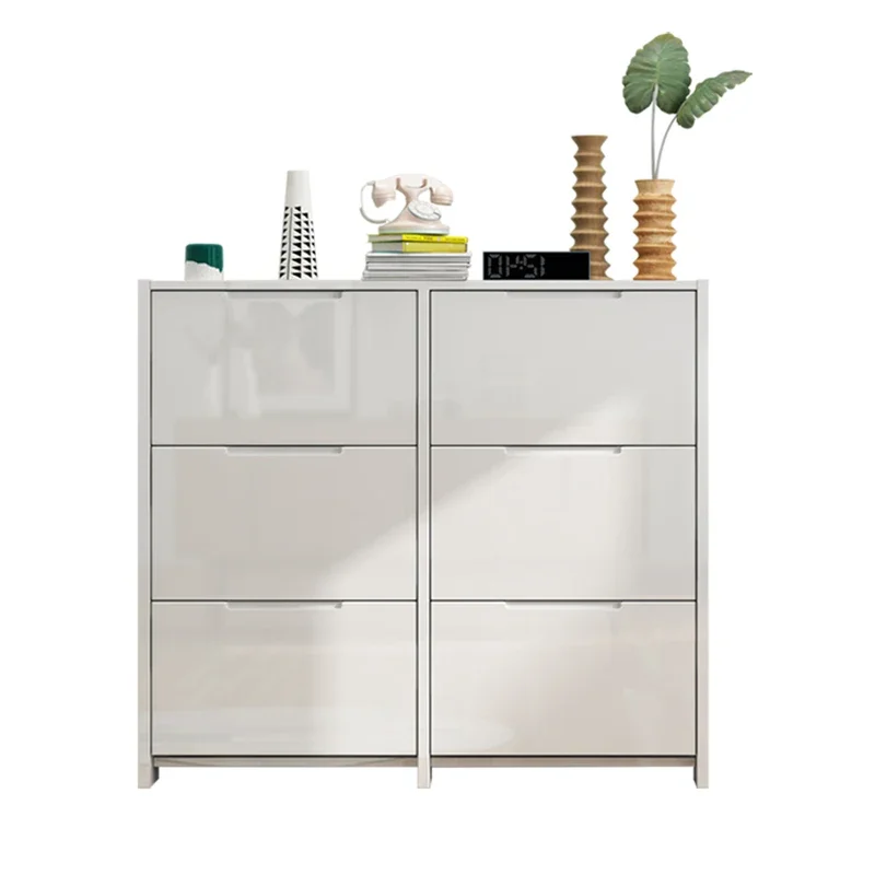 

Ultra-thin tipper shoe cabinet, large-capacity entrance cabinet to store simple and modern shoe racks