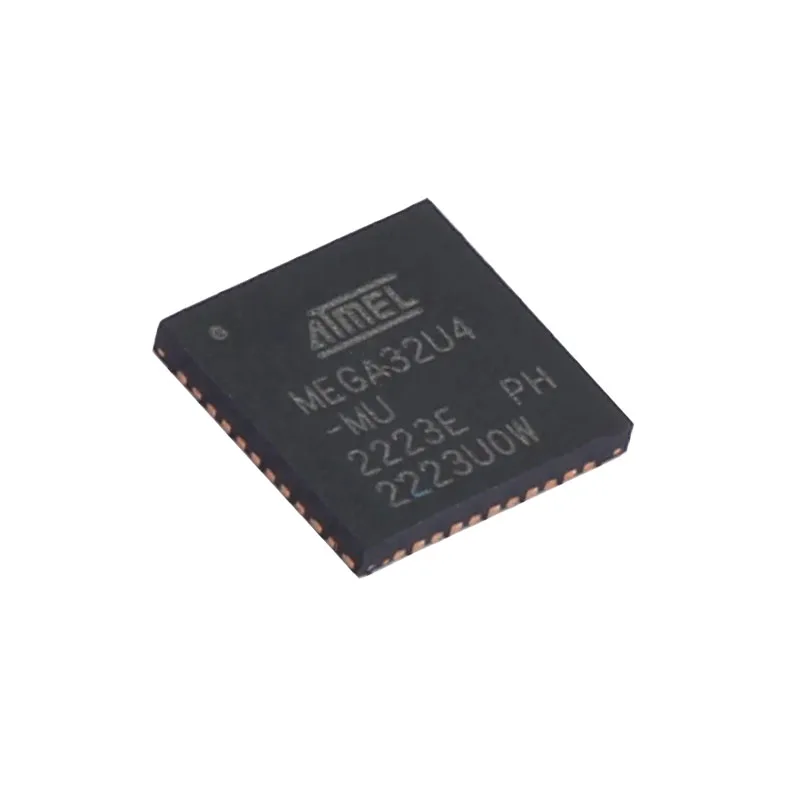 1/5/20PCS ATMEGA32U4-MU QFN-44 ATMEGA32U4 MEGA32U4 ATMEGA 8-bit Microcontroller with 32K bytes of ISP Flash and  USB Controller