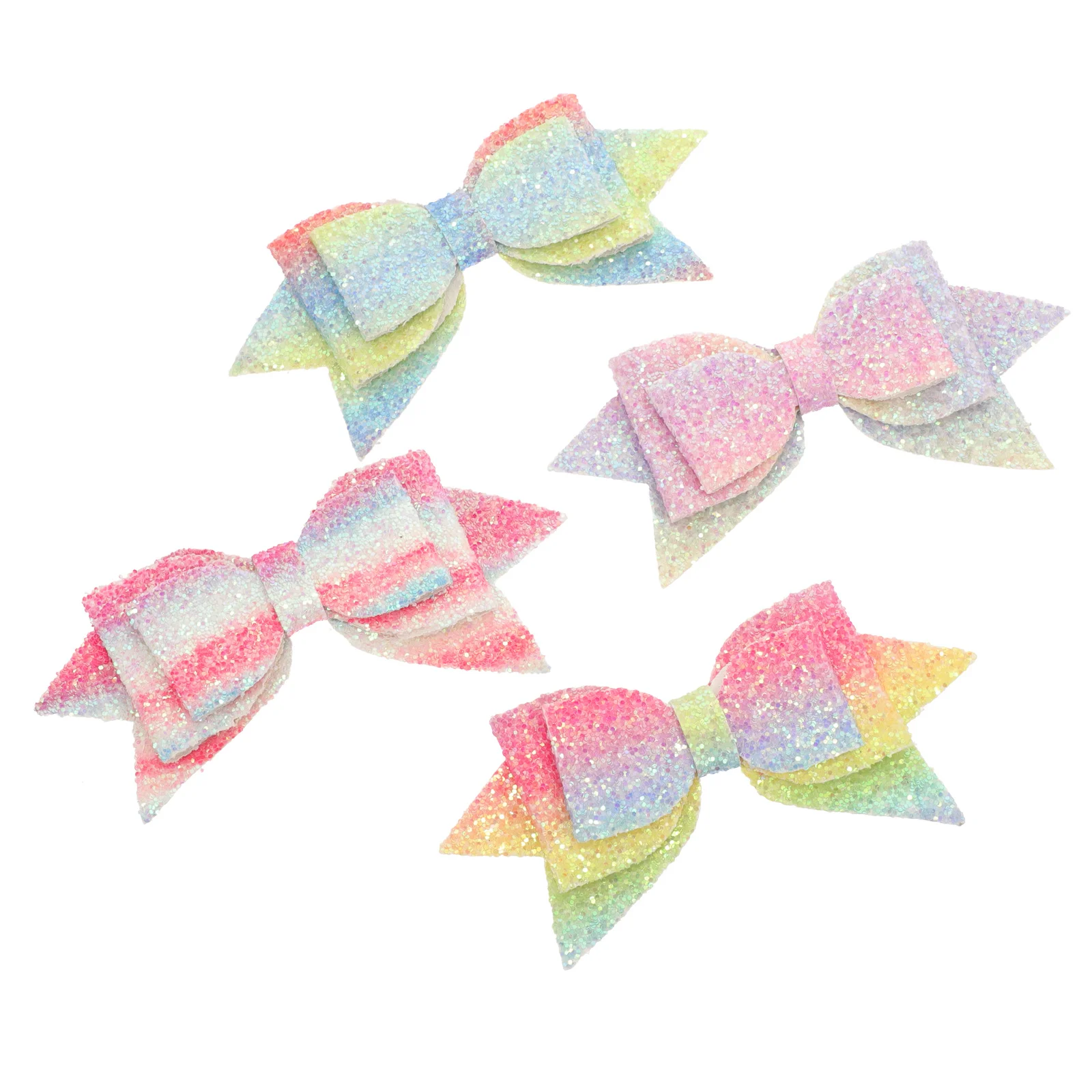 

4Pcs Glitter Bowknot Straw Toppers Reusable Straw Charms for Drinking Cups Tumblers Mug Decoration Gift Accessories