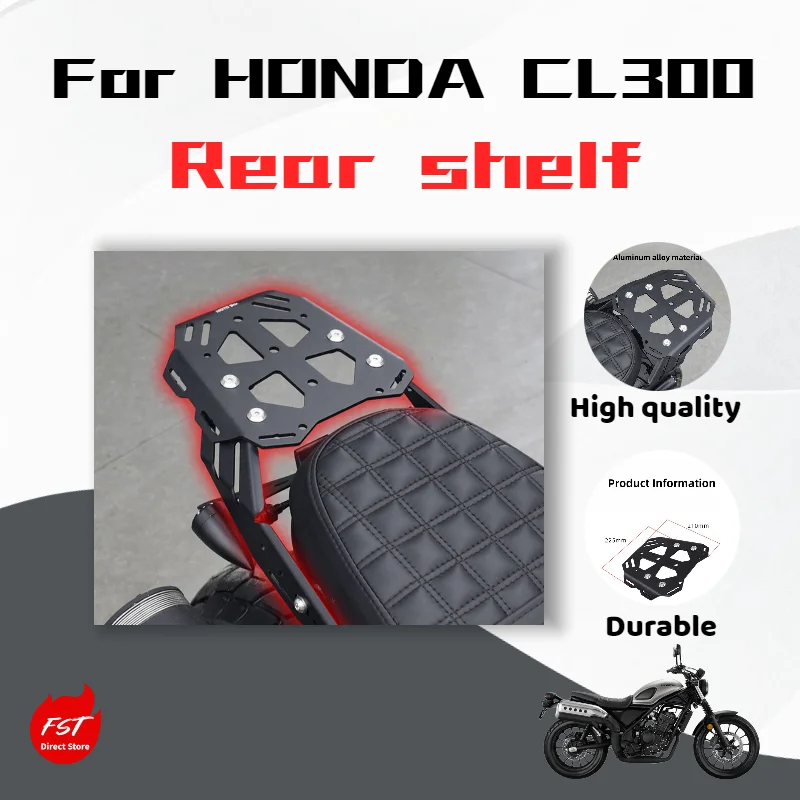 

For Honda CL300, modified aluminum alloy rear rack/tail box bracket motorcycle accessories.