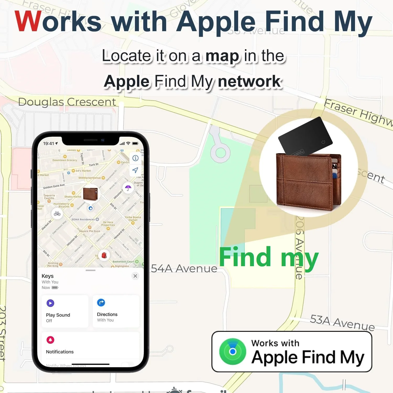 Hot Card Finder Wireless Wallet Tracking Card for Apple Find My APP smart airtag Anti Lost GPS tracker Locator for Luggage