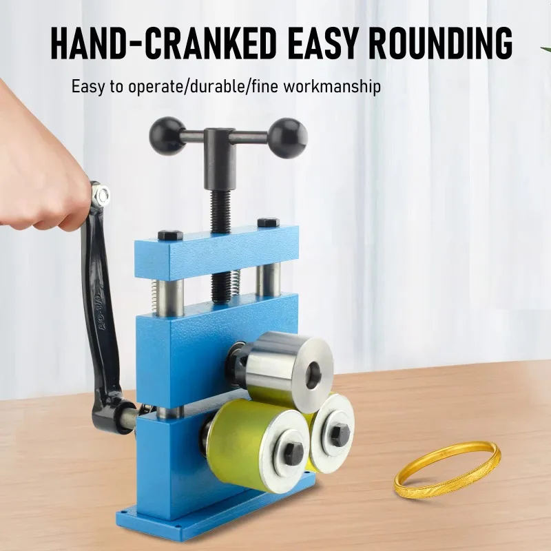 Flat 56mm Bracelet & Bangle Bending Machine Jewelry Tools & Equipment Steel Metal Hand Metal Forming Machine for Jewelry Making