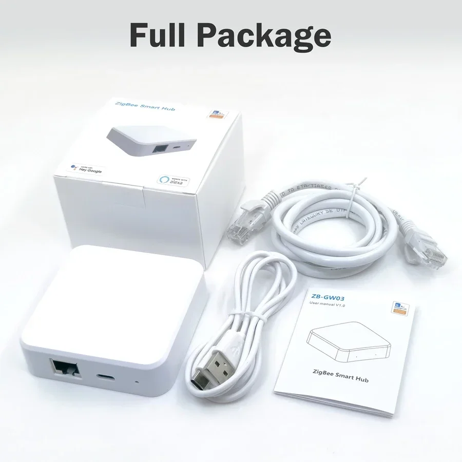 ZB-GW03 Smart Zigbee 3.0 RJ45 Ethernet Bridge WIFI Gateway Hub eWeLink APP Control MQTT DIY Работа с устройством eWeLink Умный дом