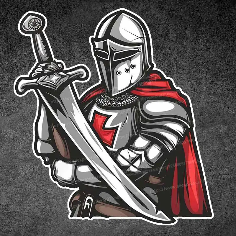 

Car Sticker Christian Templar Car Sticker Waterproof Styling Automobiles Motorcycle Exterior Accessories Vinyl Decals Y235