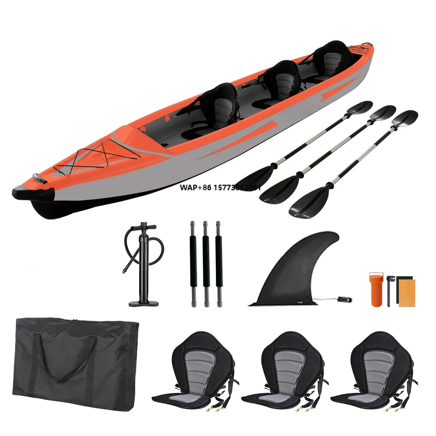 

Solo Inflatable Boat Kayak Foldable Paddle De Pesca Fishing Canoe
