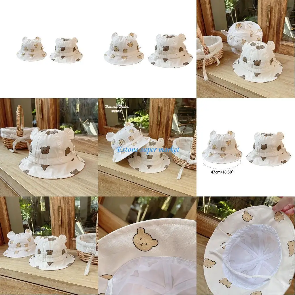 

090B Детские солнцезащитные шапки Защитная детская шляпа от солнца Дышащая ветрозащитная панама