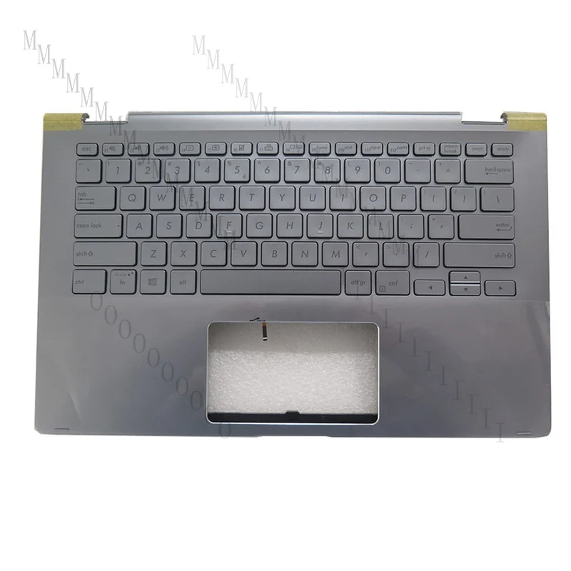 G... US PalmRest&Keyboard For ASUS Zenbook Flip 14 UM462 UM462D UM462DA Silver