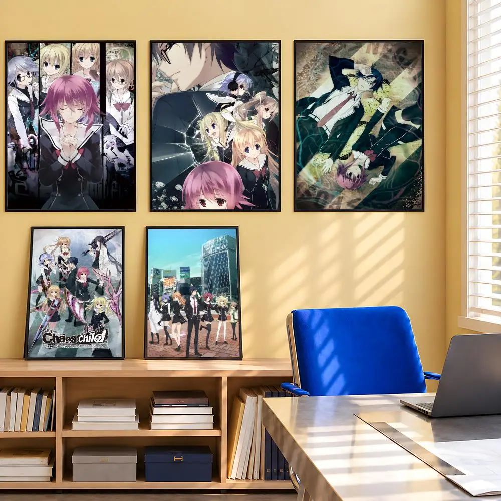 Game CHAOS;HEAD Takumi Nishijo Shibuya Poster PP Self Adhesive HD For Home Bedroom Dorm Office Wall Decor Gift Art Wall Painting