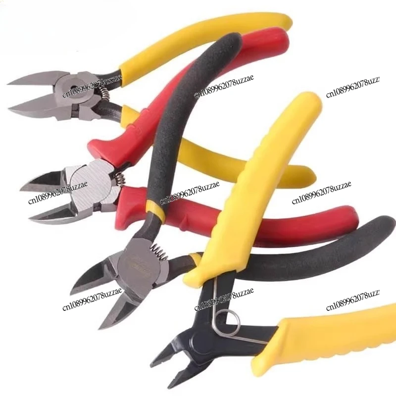 

Nozzle Pliers Thin Blade Mini Diagonal Pliers Electrician Wire Clippers Model Tool with Spring Wire Clippers
