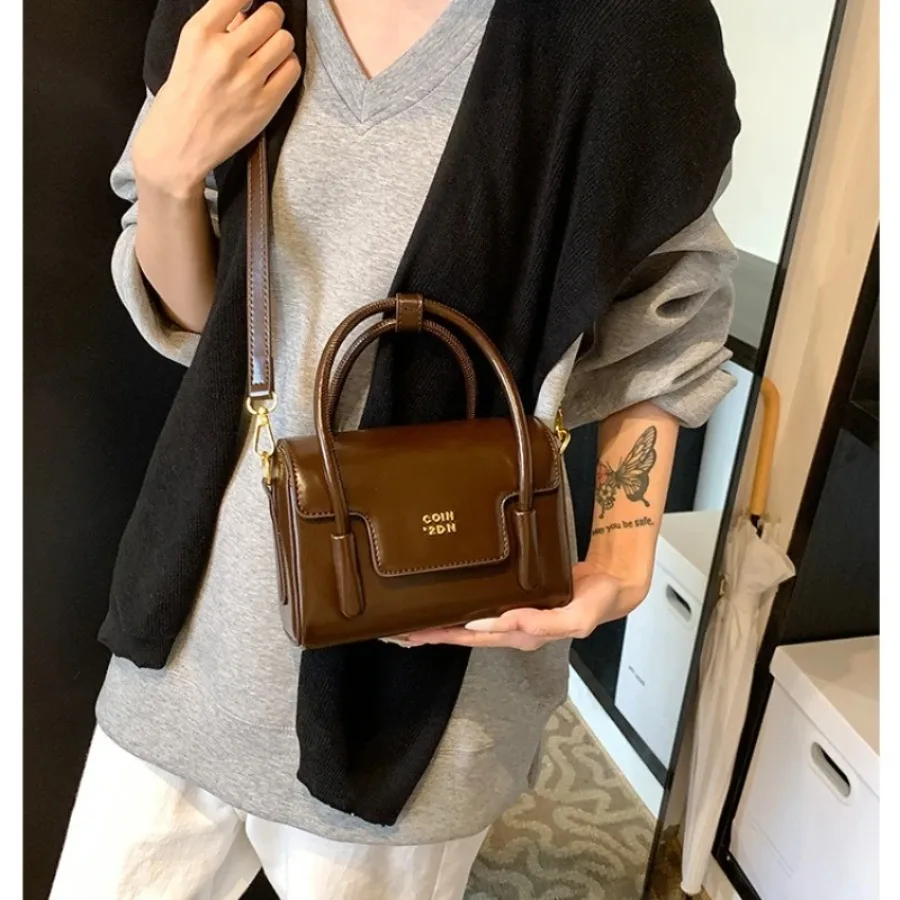 

Summer handbag women's bag senior sense of popular fashion simple texture foreign single shoulder crossbody small square bags