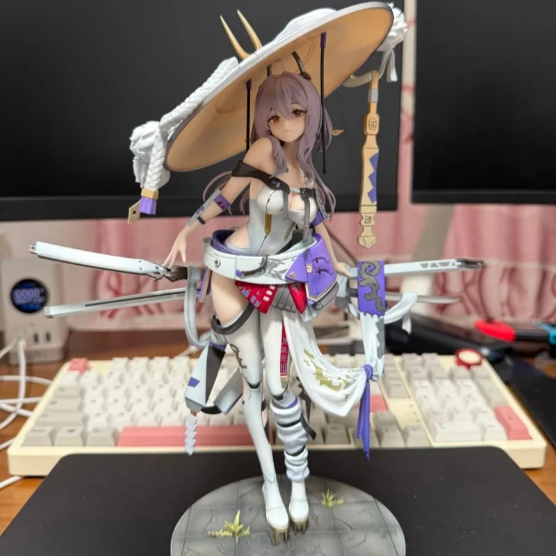 

25cm Anime Nikki Red Lotus Victory Goddess Anime Gk Model Handmade Trendy Play Statue Periphery Collection Ornament Gifts Toys