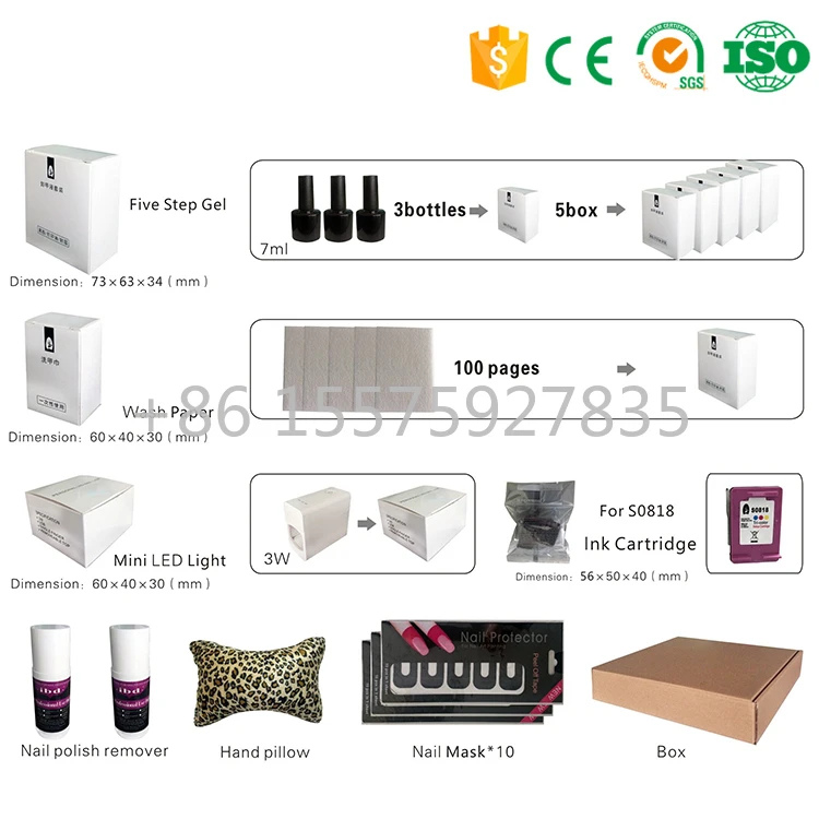 High Quality MY-S113A Multi-functional Digital Integrated Desktop Automatic Nail Art Printer machine with best price