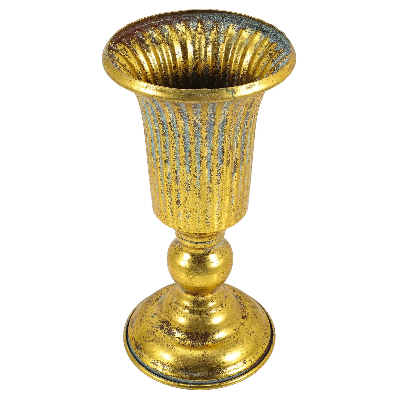 

Decorative Metal Flower Vase Simple Style Desktop Vase for Home Office Decor Modern Elegant Design Smooth Mouth