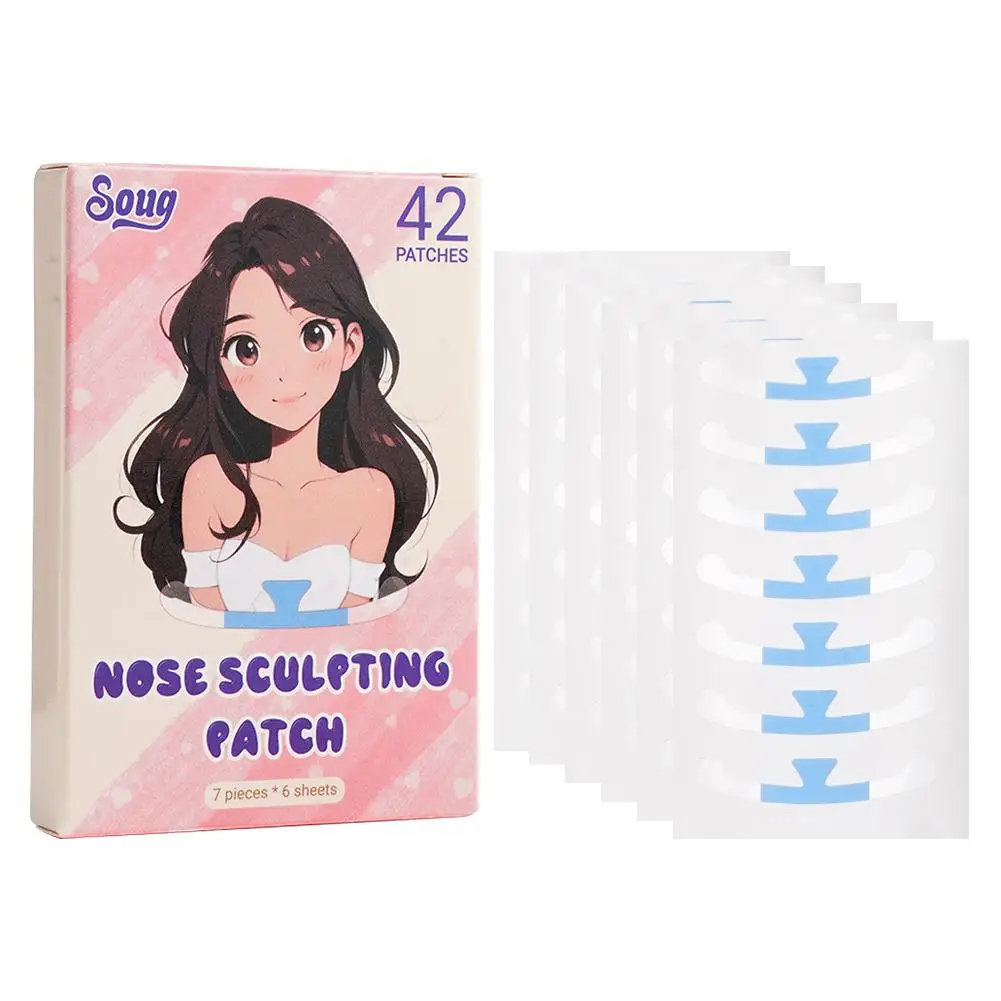 Patch d'aile de nez rétractable, autocollants invisibles, amincissants, ailes de beauté fines, nez étroit, outils de maquillage pour femmes