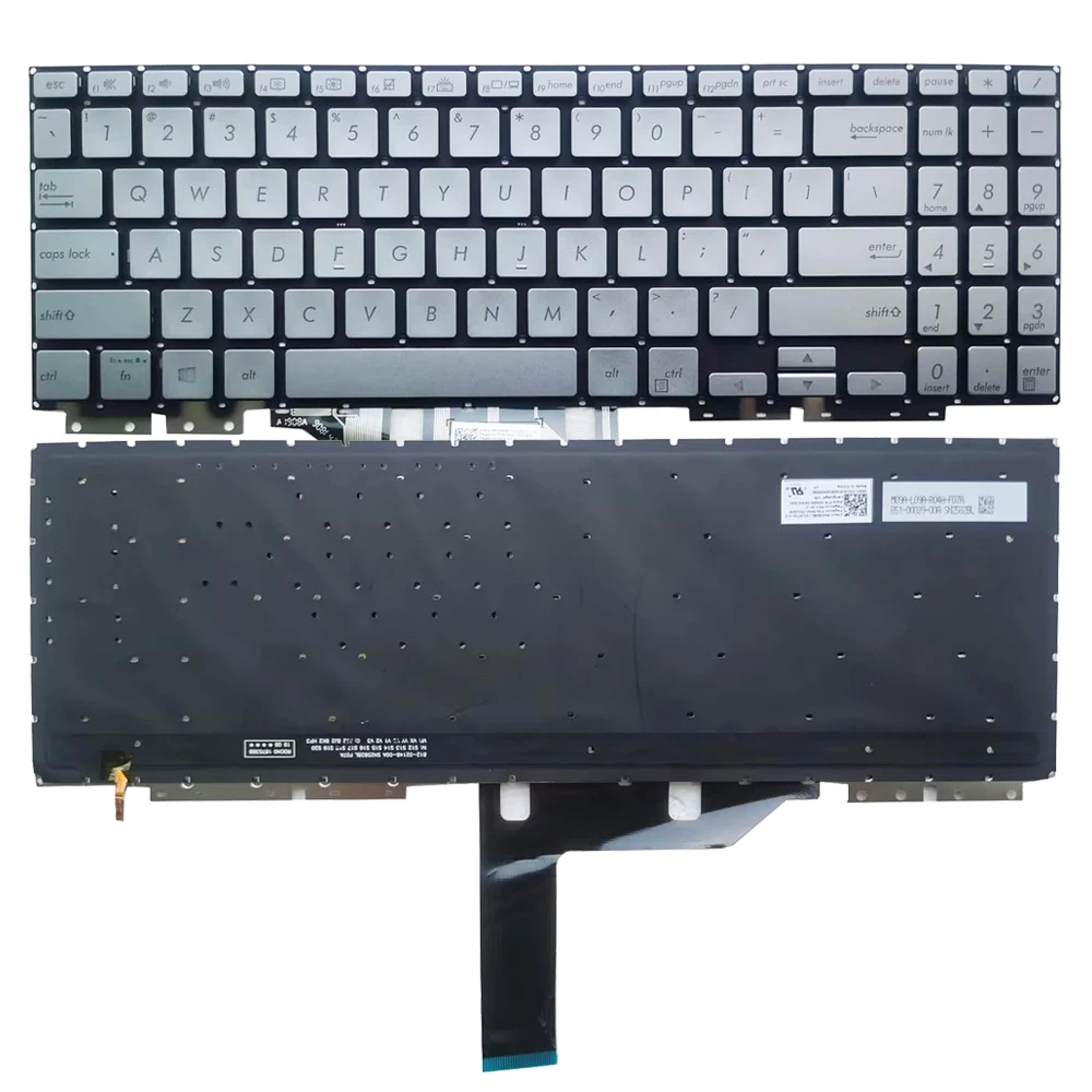 

Клавиатура с подсветкой для Asus ZenBook Flip 15 UX562F UX562fa UX562fac UX562fd UX562fdx UX562ug