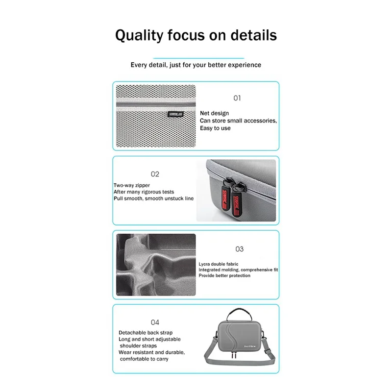 

M86K for Flow Stabilizer AI Handheld Gimbal Accessories Portable Hand-Held Inclined Storage Bag