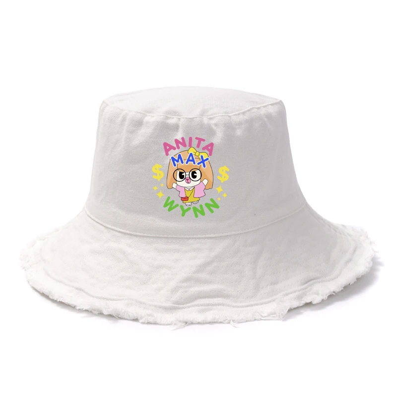 Spring Anita Max Wynn Print Bucket Hat Girls Boy Summer Cartoon Panama Sun Hat Woman Man Beach Fisherman Cap