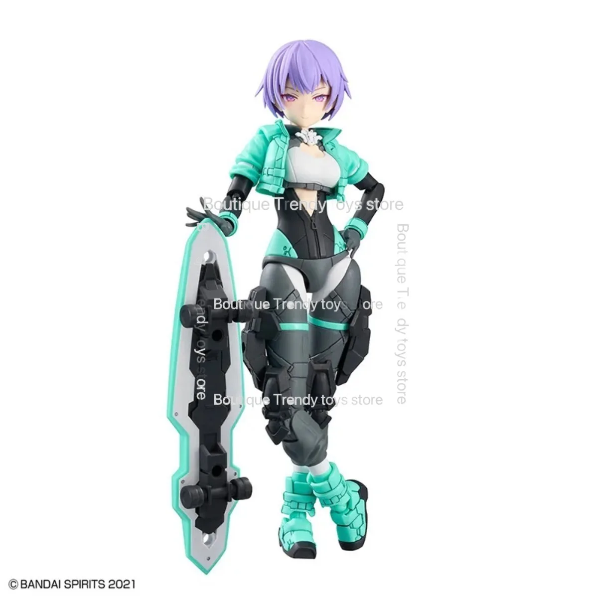Genuine Bandai Original 30MS Figure Model Kit 30 MINUTES SISTERS 30MS 1/12 Anime Figures Rydira [Color A] Action Model Toy Gift